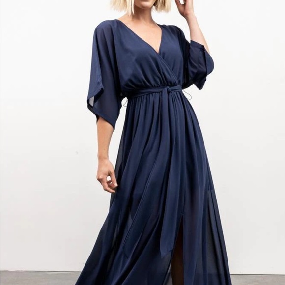 Baltic Borne Patterned Navy Dress - Picture 1 of 7